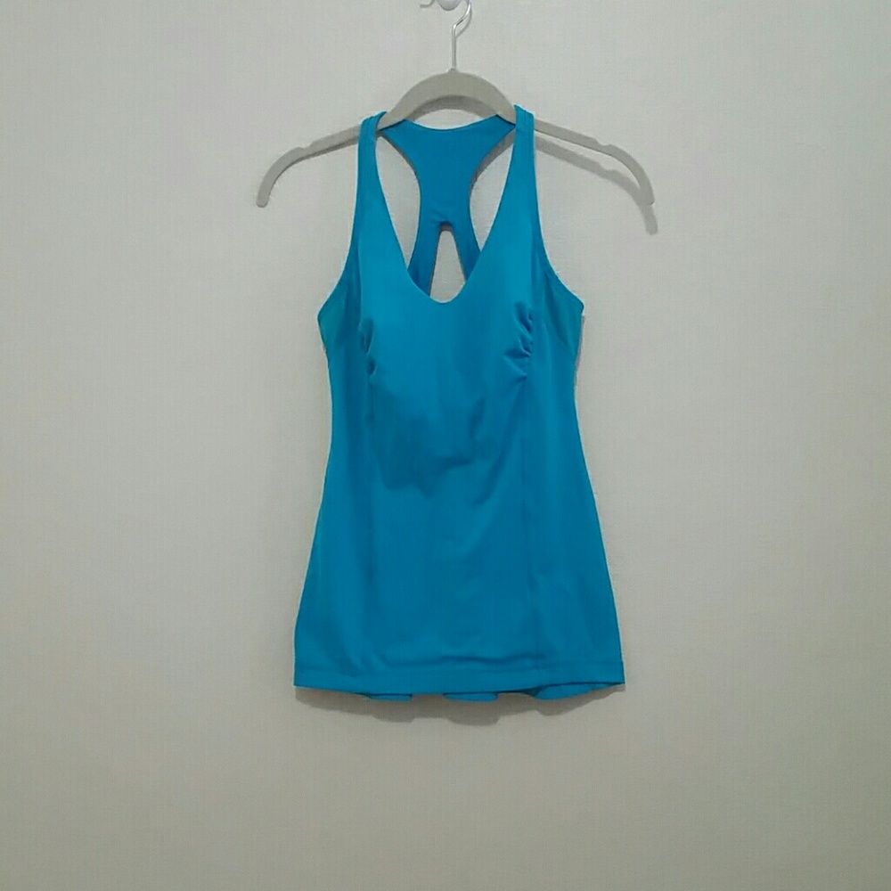 Lululemon Blue Racer Back Tank size medium